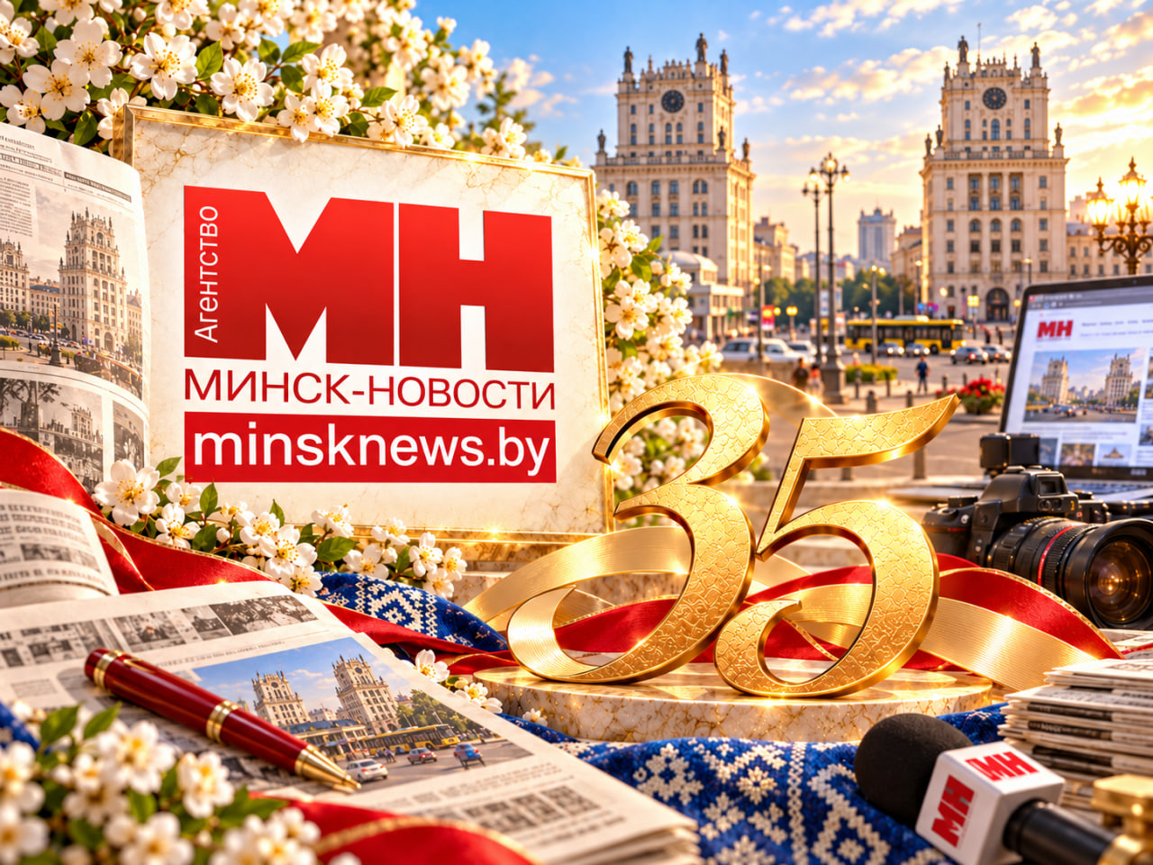 Віншаванне ад УП "Агенцтва «Мінск-Навіны»"